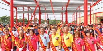 雲林六房媽五間厝股上樑典禮 上千信眾共襄盛舉