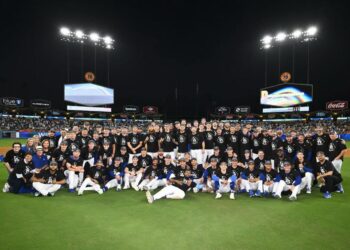影/《MLB》大谷翔平先發6局+10K無失分勝投還炸三響砲 道奇四戰橫掃釀酒人進擊世界大賽!