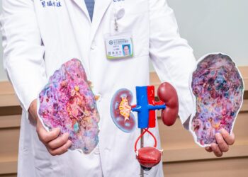 影音/切除6公斤多囊腎  彰基活腎移植助教師重返講台