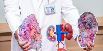 影音/切除6公斤多囊腎  彰基活腎移植助教師重返講台