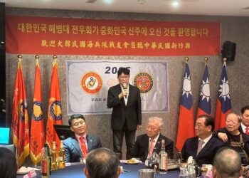 ▲立法委員林思銘24日在新竹縣接待由李承都中將親自率隊的大韓民國海兵隊戰友會好兄弟們。(圖/林思銘立委服務處提供)