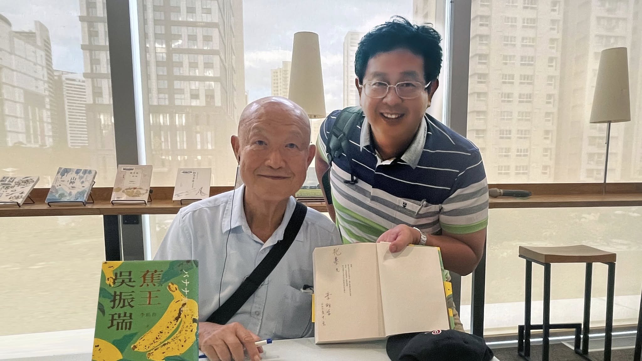 ▲薛兆基參加李旺台老師在高市圖舉辦的講座，從歷史到小說、從史料到人心，收穫滿滿。（圖／翻攝自薛兆基臉書）