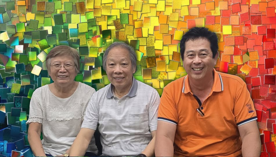 ▲薛兆基拜訪作家彭瑞金老師，彭老師對在地文化與文學的意義提出了許多清晰而具體的見解。（圖／翻攝自薛兆基臉書）