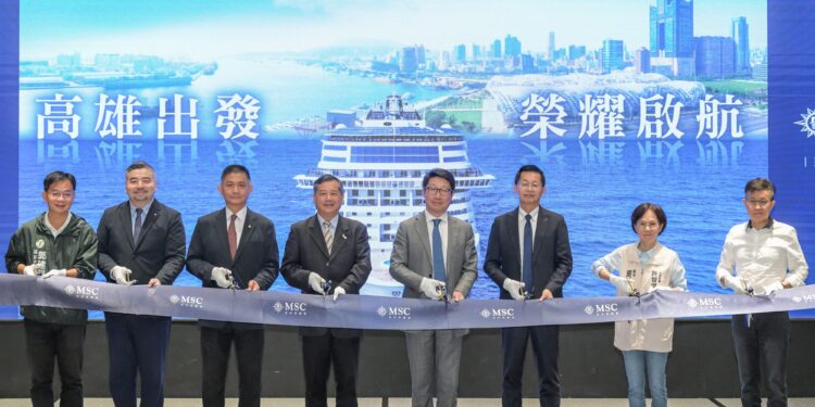 高雄迎大型國際郵輪進駐，MSC定錨效應帶動高雄港躍升