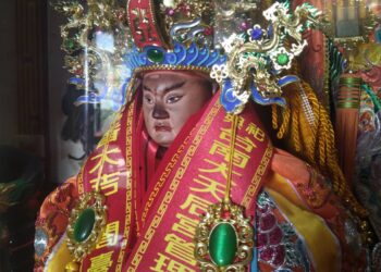 六堆三百乙巳年百年大醮 恭請朱一貴、杜君英金身與忠勇公王共同鑑醮