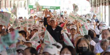 林俊憲選市長下營成立後援 提升級方案下營大躍進