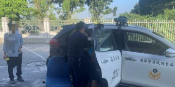 仙吉國小參訪新園分駐所 體驗波麗士日常