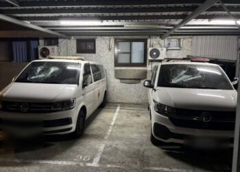 醫院救護車遭毀損　恆警鎖定犯嫌全力追查