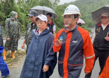 馬太鞍溪北岸堤防破口釀災 花縣府與水利署討論救災分工