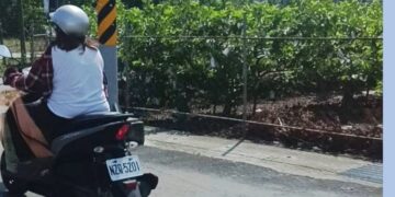 腳踏墊置放嬰童太危險 湖內警分局籲家長安全乘載