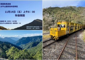 鳳凰颱風過了 太平山遊樂區11/14恢復開園 龜山島再封島1天