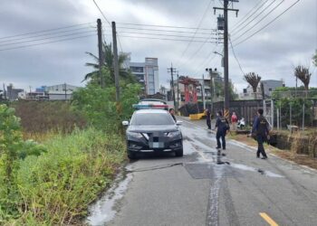 阿蓮男子跌落水溝身亡 警方到場調查釐清