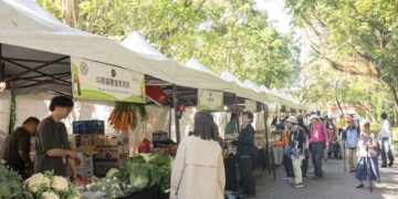 臺大USR農夫市集熱鬧登場 優質農畜漁牧產品直送校園