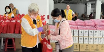 愛心29年不中斷     土城福山天惠堂攜手天華基金會     歲末為1400戶弱勢送暖心物資