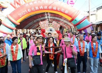 彰化縣媽祖祈福文化節盛大起駕  沿途民眾爭相膜拜祈福