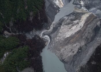 馬太鞍溪出現新堰塞湖 下游地區維持紅色警戒 花縣府與中央討論更新指引以策安全