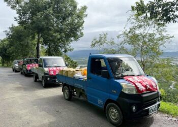 裕融企業捐助光復重建500萬 攜手格上租車組移動超人助居民復原