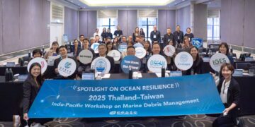 臺灣「招財貓」攜手泰國「衝浪板」挑戰幽靈漁網! 管碧玲:海洋韌性夥伴打造印太海廢典範