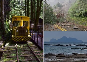 快訊/影音/太平山道路坍方延後開園 龜山島浪大持續封島
