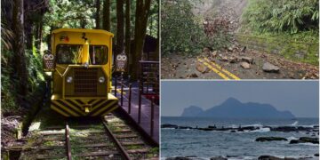 快訊/影音/太平山道路坍方延後開園 龜山島浪大持續封島