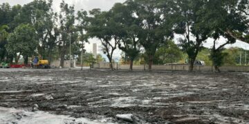 萬榮國中風災泥沙堆積 花蓮縣府迅速處理恢復校園環境