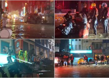 影音/鳳凰颱風與東北季風共伴 宜蘭雨量爆表釀災 蘇澳災情慘重