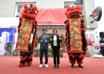 北斗分局田尾分駐所新建廳舍啟用 謝典霖:打造更安全、更有效率的彰化治安環境