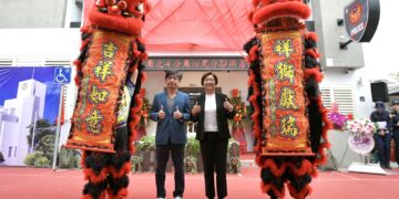 北斗分局田尾分駐所新建廳舍啟用 謝典霖:打造更安全、更有效率的彰化治安環境