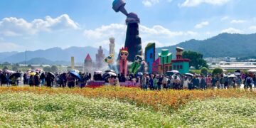 鳳凰颱風過後人潮爆發!臺中國際花毯節突破百萬參觀人次 農特產品銷售飆破一千伍佰萬元