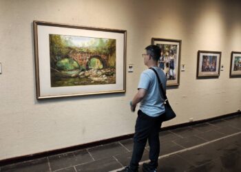 醫師畫家郭宗正水彩創作展即日起在台南市文化中心展開