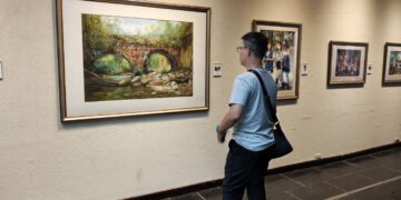 醫師畫家郭宗正水彩創作展即日起在台南市文化中心展開