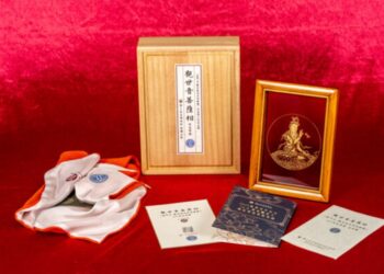 故宮百年首度跨界宗教合作   北港朝天宮攜手推出《24K純金觀音蒔繪聖像》震撼亮相