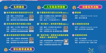 台南一中12月6日首度舉辦「學校開放日」 歡迎大、小朋友走進竹園岡