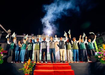 林俊憲西港後援會成立 風災受災戶現身支持