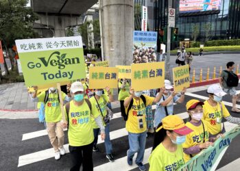 純植飲食成餐飲顯學     響應世界純素日     上千民眾上街遊行     推廣健康、環保新生活