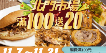 新竹購物節加碼北門市場好康券!邱臣遠代理市長:回饋民眾拚經濟