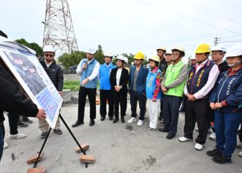 影音/王惠美視察田尾清水溪區域排水修復工程 大幅提升防洪能力