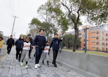 兌現高虹安市長建置通學步道承諾！邱臣遠代理市長：打造安心通學路