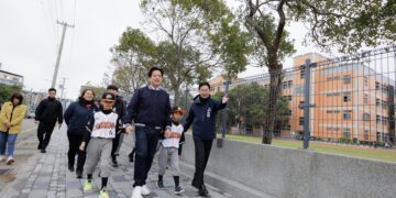 兌現高虹安市長建置通學步道承諾！邱臣遠代理市長：打造安心通學路