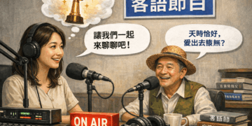 【社論】 為何客語節目主持人總愛講華語？從客語廣播主持現象談語言的專業。與尊嚴