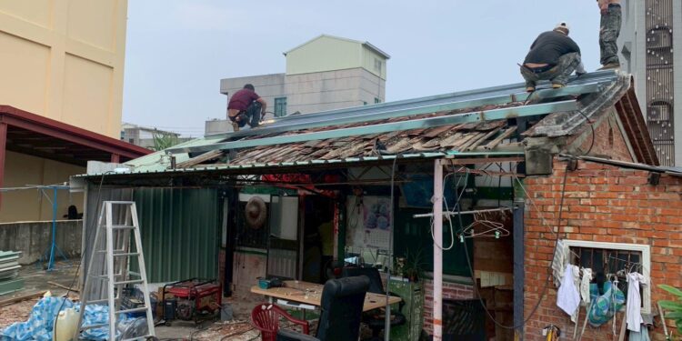 昌吉營造投入災後重建　協助54戶弱勢家庭修繕家園