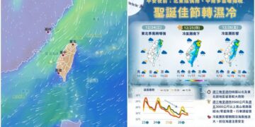 影音/20251224北部東北部氣溫稍降 耶誕節轉濕冷