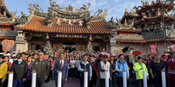 三山媽 x 白沙屯媽遶境吸引萬人 跨宗教支持成亮點