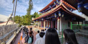 古都魅力吸引日本高中生教育旅行 山形城北高校399名師生造訪台南