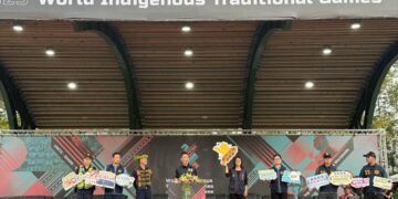 潮州警分局長登世界原民運閉幕式宣導反詐 展現「打詐沒有國界」