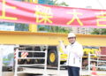 板橋第二國民運動中心上梁！侯友宜：力拚明年10月完工     提供市民更便利場館