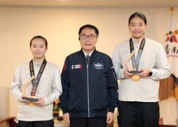 亞青運40面獎牌創紀錄　黃偉哲讚台南選手展現國際級實力