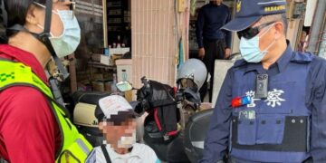 學童騎車不慎摔傷　內埔警消協助送醫