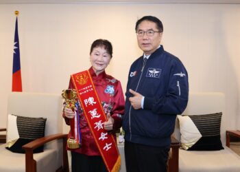 黃偉哲接見全國好人好事傑出市民 肯定善行義舉讓台南更有愛