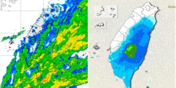 影音/20251220玉山清晨飄雪 全臺及澎金馬有陣雨